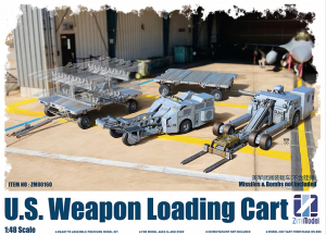 Zimi Model 80160 US Weapon Loading Carts 1/48
