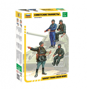Zvezda 3504 Soviet Tank Crew 1/35