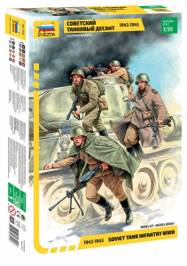 Zvezda 3544 Soviet tank infantry