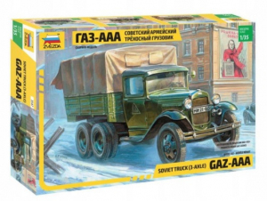 Zvezda 3547 Gaz-AAA Soviet Truck (3-AXLE)