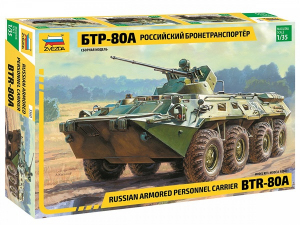 Zvezda 3560 BTR-80A Russian Personnel Carrier 1/35