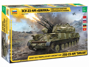Zvezda 3635 Działo przeciwlotnicze ZSU-23-4M Shilka 1/35 