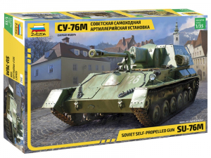 Zvezda 3662 Soviet Self-Propelled Gun SU-76M 1/35