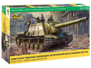 Zvezda 3721 ISU-152 Soviet Self-propelled Gun 1/35