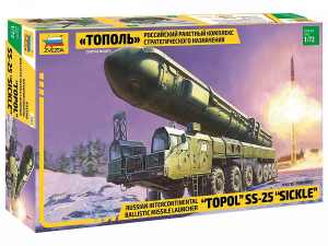 Zvezda 5003 Ballistic Missile Launcher Topol SS-25 1/72