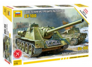 Zvezda 5044 Soviet Tank Destroyer SU-100 1/72
