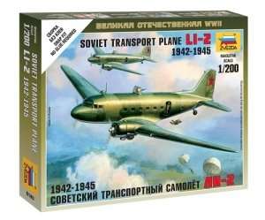 Zvezda 6140 Li-2 Soviet Transport Plane 1/200