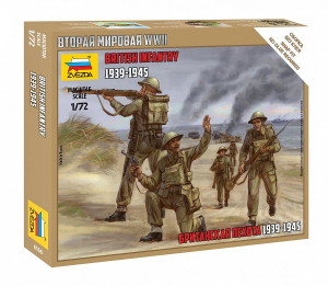 Zvezda 6166 British Infantry (1939-1945) 1/72 