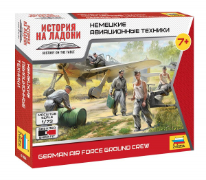 Zvezda 6188 German Air Force Ground Crew 1/72 