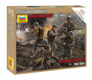 Zvezda 6278 US Infantry 1941-1945 1/72