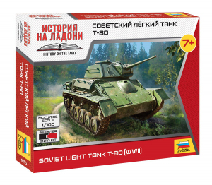 Zvezda 6295 Soviet Light Tank T-80 WWII