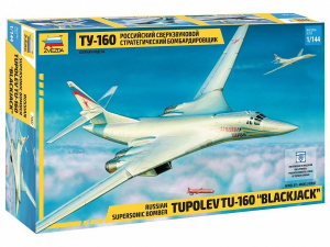 Zvezda 7002 Russian Supersonic Strategic Bomber Tu-160 1/144