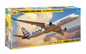 Zvezda 7020 Samolot pasażerski Airbus A350-1000 1/144