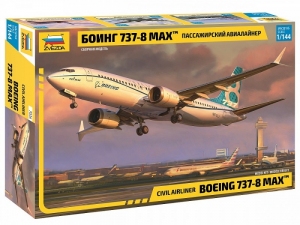 Zvezda 7026 Samolot pasażerski Boeing 737-8 Max 1/144