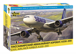 Zvezda 7047 Samolot pasażerski Airbus A330-200 1/144