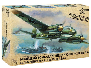 Zvezda 7282 Junkers Ju-88 A-4 German Bomber 1/72