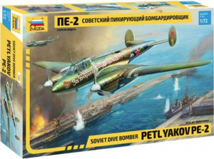 Zvezda 7283 Petlyakov Pe-2 model 1/72 