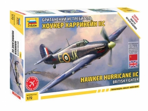 Zvezda 7322 Hawker Hurricane Mk.IIc British Fighter 1/72 