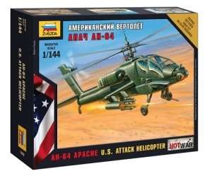 Zvezda 7408 U.S. Attack Helicopter AH-64 Apache