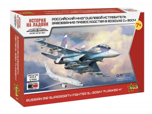 Zvezda 7436 Russian Su-30SM Flanker H 1/144