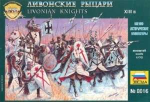 Zvezda 8016 Livonian knights XIII-XIV AD