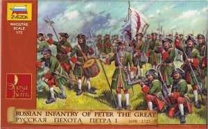 Zvezda 8049 Russian Infantry Ot Peter I The Great