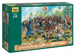 Zvezda 8059 Medieval Peasant Army 1/72