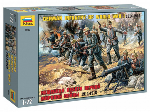 Zvezda 8083 German Infantry of I World War 1/72