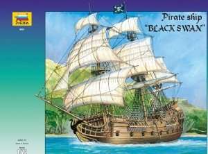 Zvezda 9031 Pirate Ship Black Swan