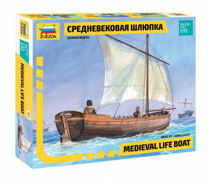 Zvezda 9033 Medieval Life Boat model 1-72