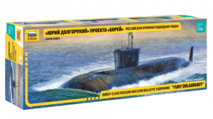 Zvezda 9061 Borey-Class Russian Nuclear Ballistic Submarine Yury Dolgorukiy 1/350