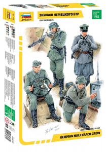 Zvezda 3585 German Halftrack Crew 
