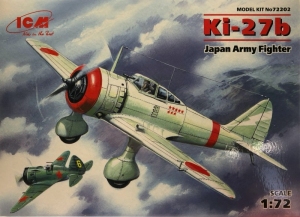 ICM 72202 Samolot Ki-27b model 1-72 