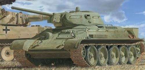 Radziecki czołg średni T-34/76, plastikowy model do sklejania Dragon 6479 w skali 1:35-image_Dragon_6479_1