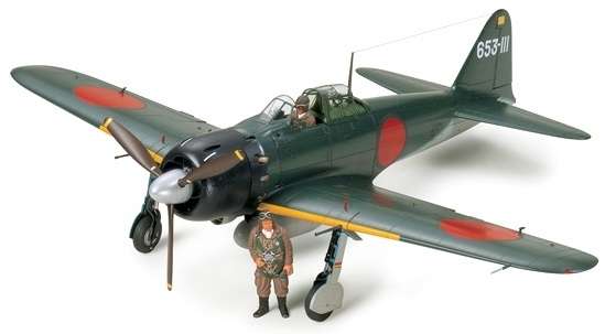 ツムギ　オプション品 Japoński myśliwiec Mitsubishi A6M5 Zero model 52 w skali 1-32