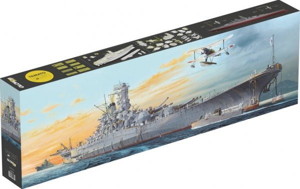 Japoński pancernik Yamato do sklejania 1:200 - Modeledo.pl
