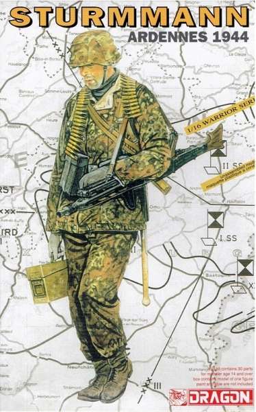 Niemiecki żołnierz, plastikowa figurka do sklejania Dragon 1604 w skali 1:16-image_Dragon_1604_1