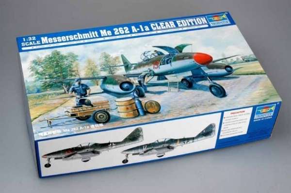 Model german fighter Messerschmitt Me 262 A-1a (Clear Edition)model_do_sklejania_trumpeter_02261_image_1-image_Trumpeter_02261_1