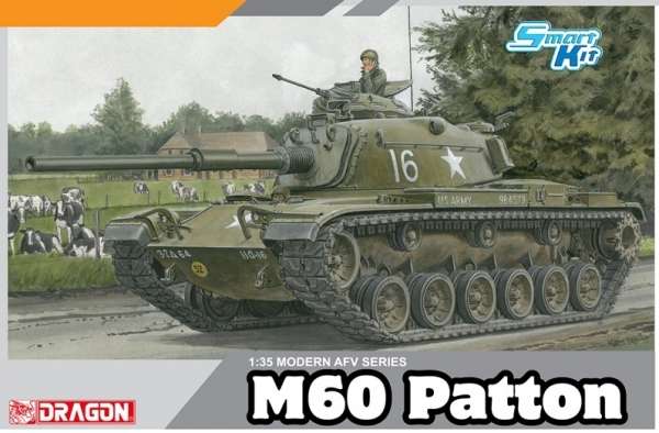 Amerykański czołg podstawowy M60 Patton, plastikowy model do sklejania Dragon 3553 w skali 1:35.-image_Dragon_3553_1