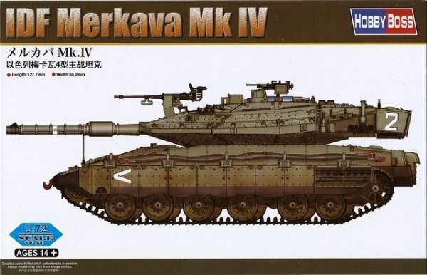 Izraelski czołg Merkava Mk.IV w skali 1:72 do sklejania, model Hobby Boss 82915.-image_Hobby Boss_82915_1