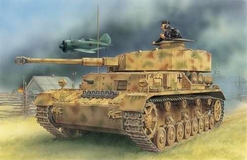 Niemiecki czołg średni Panzerkampfwage IV Ausf.D z działem 7.5 cm Kw.K.40 L/43, plastikowy model do sklejania Dragon 6330 w skali 1:35-image_Dragon_6330_1
