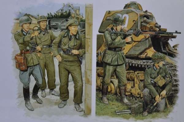 Figurki do sklejania niemieckiej piechoty z Francji 1940, model Dragon 6347.-image_Dragon_6347_1