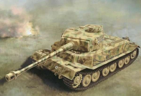 Plastikowy model do sklejania niemieckiego czołgu Panzerkampfwagen VI (P) w skali 1:35. Model Dragon 6797.-image_Dragon_6797_1
