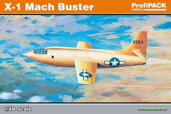 Amerykański eksperymentalny samolot X-1 Mach Buster, plastikowy model do sklejania Eduard 8079 w skali 1:48-image_Eduard_8079_1