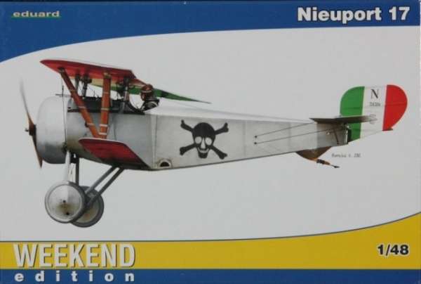 Model myśliwca z okresu WWI w skali 1:48 Nieuport 17, model Eduard 8432.-image_Eduard_8432_1