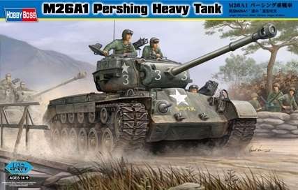 Amerykański ciężki czołg M26A1 Pershing, plastikowy model do sklejania Hobby Boss 82425 w skali 1:35-image_Hobby Boss_82425_1