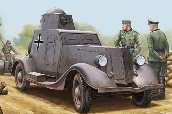 Radziecki samochód pancerny BA-20M , plastikowy model do sklejania Hobby Boss 83884 w skali 1:35-image_Hobby Boss_83884_1