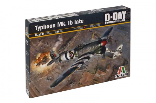 Brytyjski myśliwiec Typhoon Mk. Ib, plastikowy model do sklejania Italeri 2734 w skali 1:48-image_Italeri_2734_1