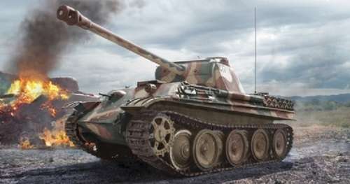 German tank Panther G in scale 1:35, model Italeri 6534-image_Italeri_6534_3