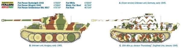 Model niemieckiego czołgu Panther w wersji G Italeri 6534 model_ita6534_panther_d_image_9-image_Italeri_6534_10